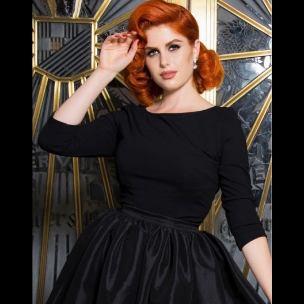 Pinup Girl Couture Large Laura Byrnes Sabrina Top
